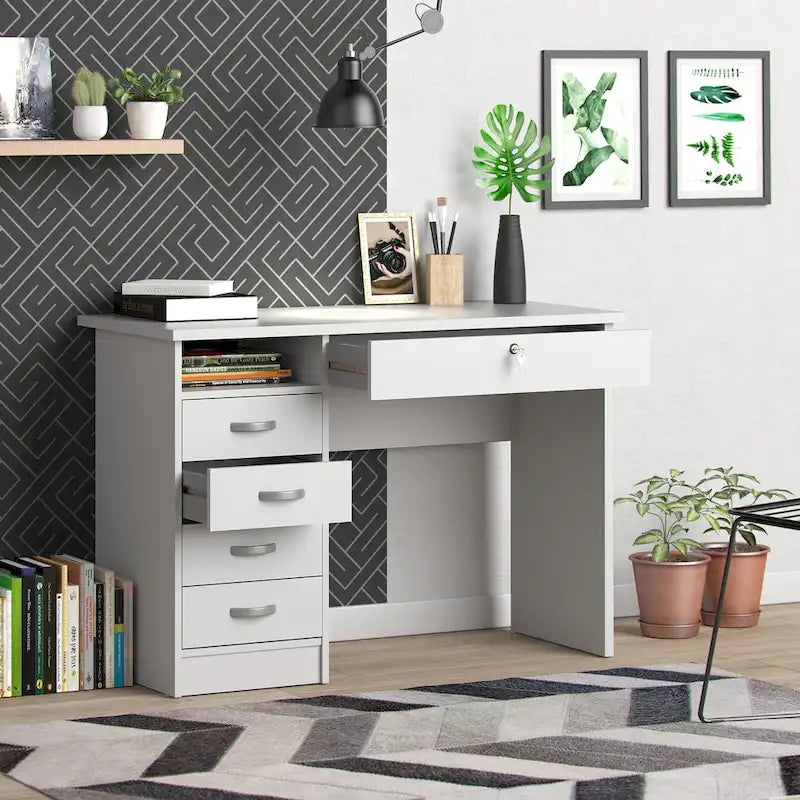 Bureau 5 tiroirs