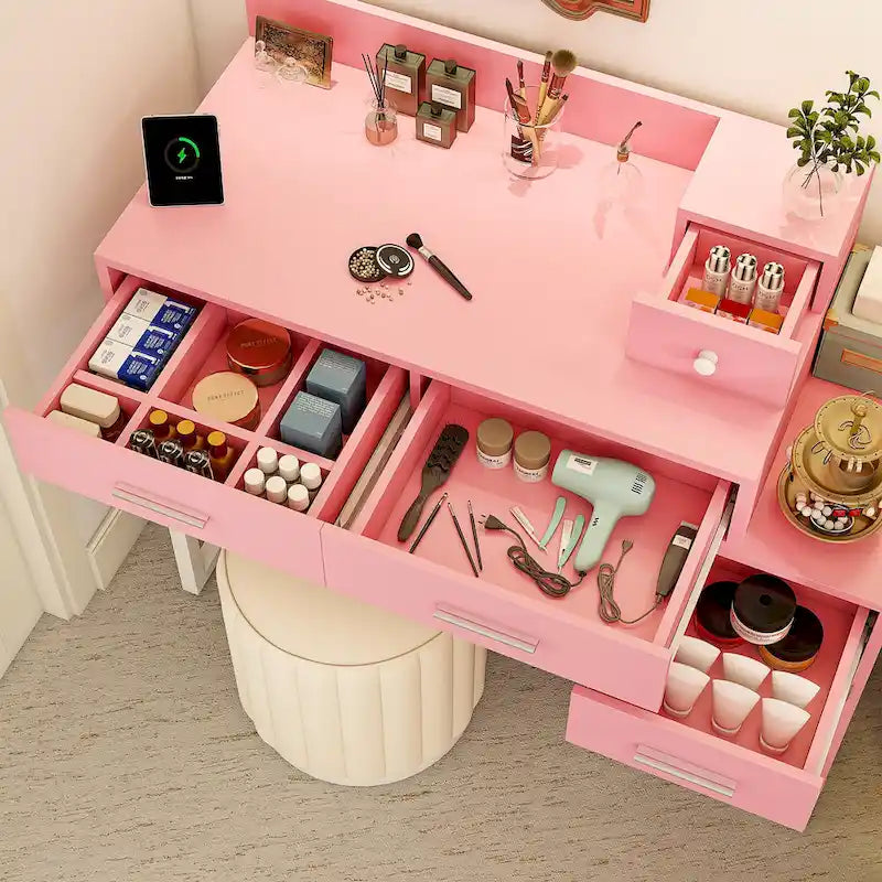Table de toilette réversible