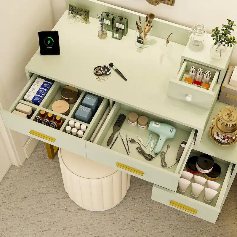 Table de toilette réversible