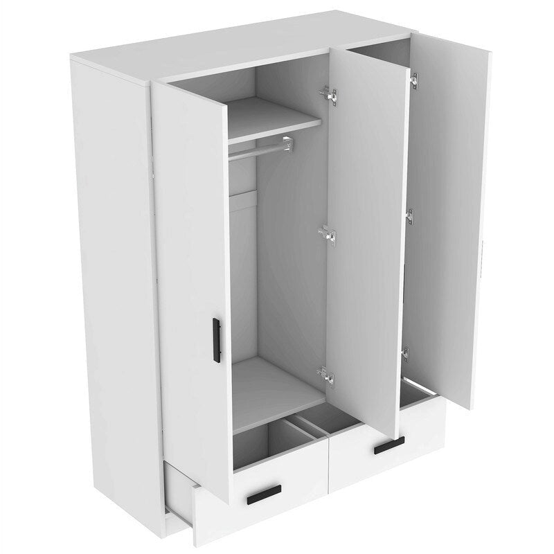 Armoire de chambre à trois portes