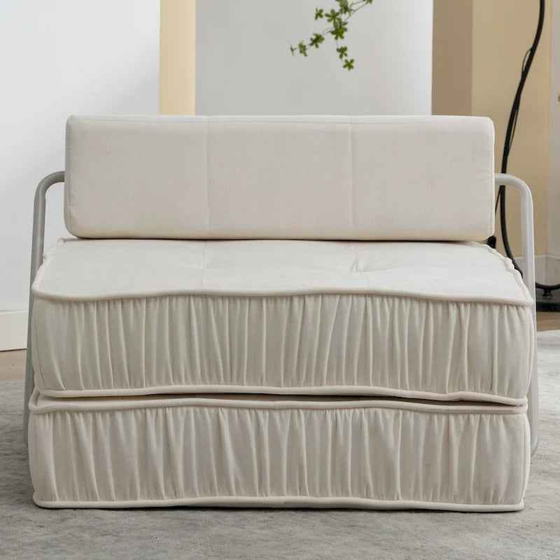 Canapé-lit convertible, fauteuil-lit moderne en chenille