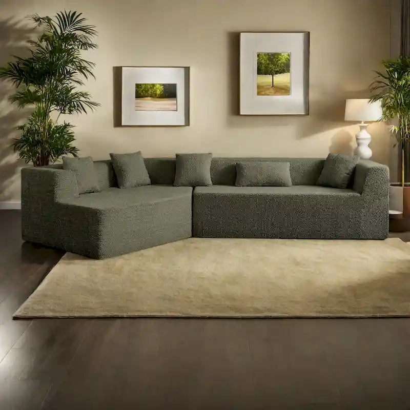 Canapé modulaire en polyester de 323,85 cm "Cloud"