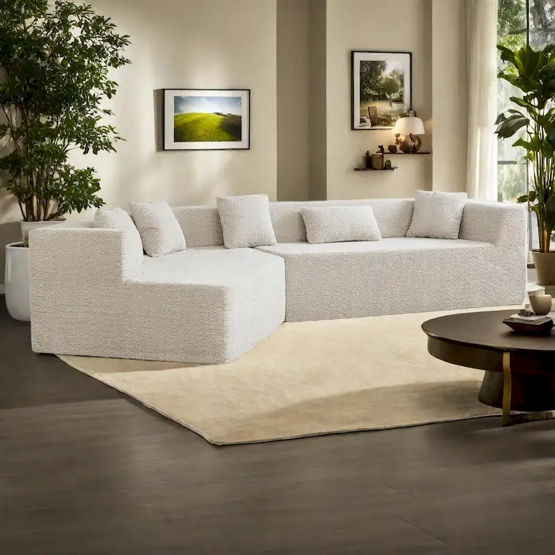 Canapé modulaire en polyester de 323,85 cm "Cloud"