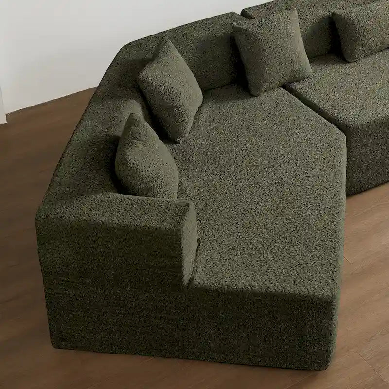 Canapé modulaire en polyester de 323,85 cm "Cloud"
