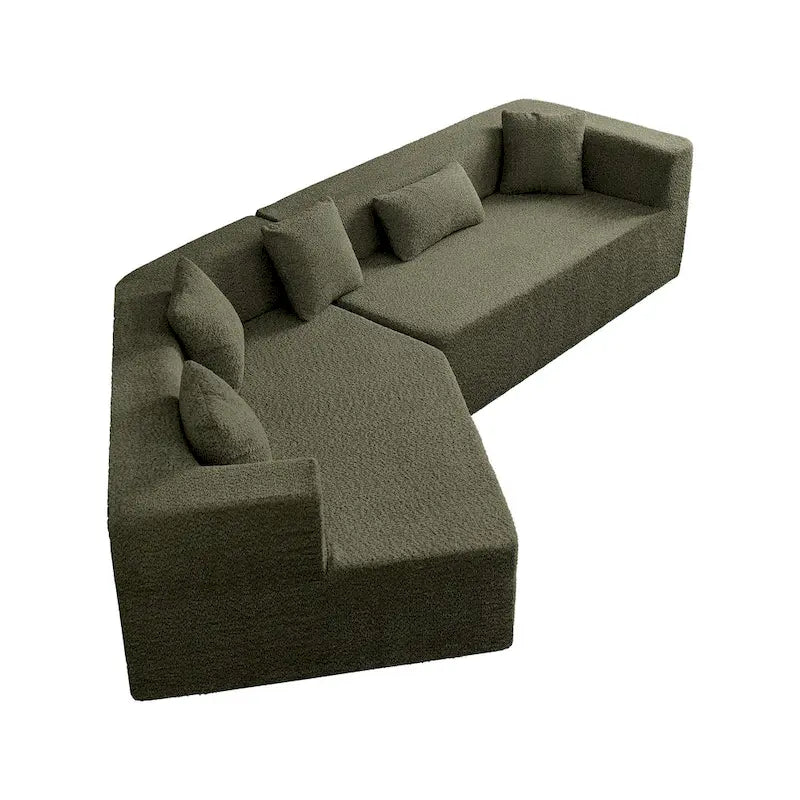 Canapé modulaire en polyester de 323,85 cm "Cloud"