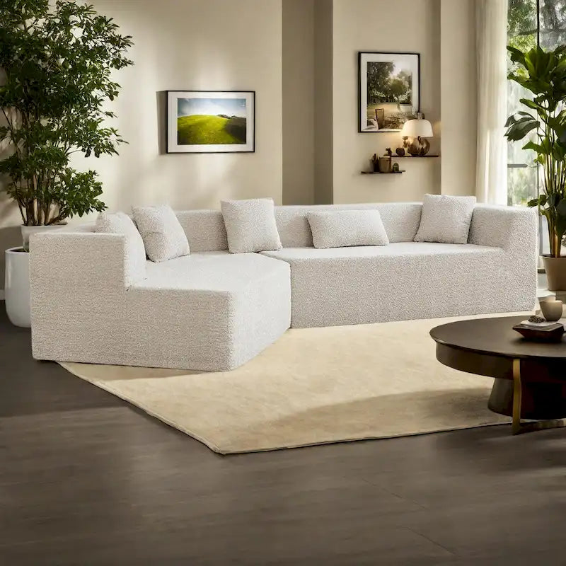 Canapé modulaire en polyester de 323,85 cm "Cloud"