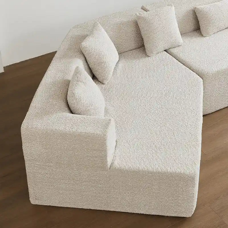 Canapé modulaire en polyester de 323,85 cm "Cloud"