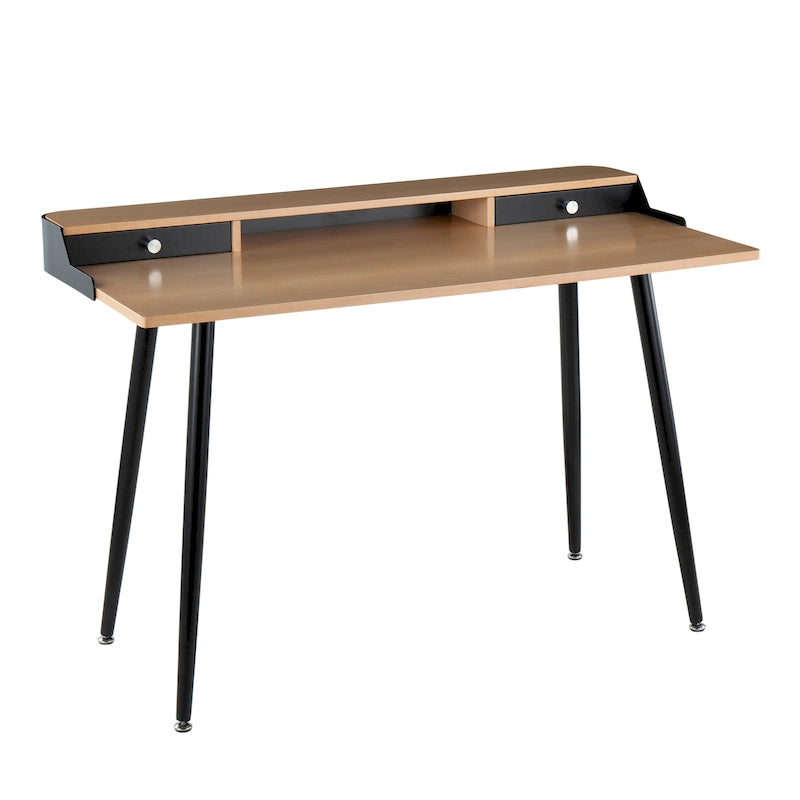 Bureau de style médiéval moderne en métal et bois