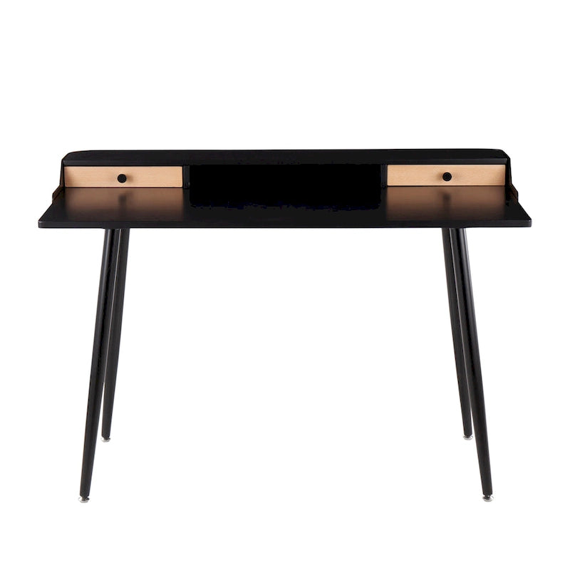 Bureau de style médiéval moderne en métal et bois