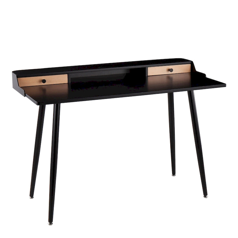 Bureau de style médiéval moderne en métal et bois