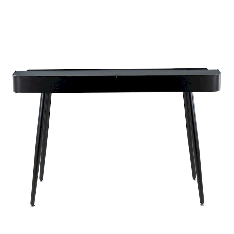 Bureau de style médiéval moderne en métal et bois