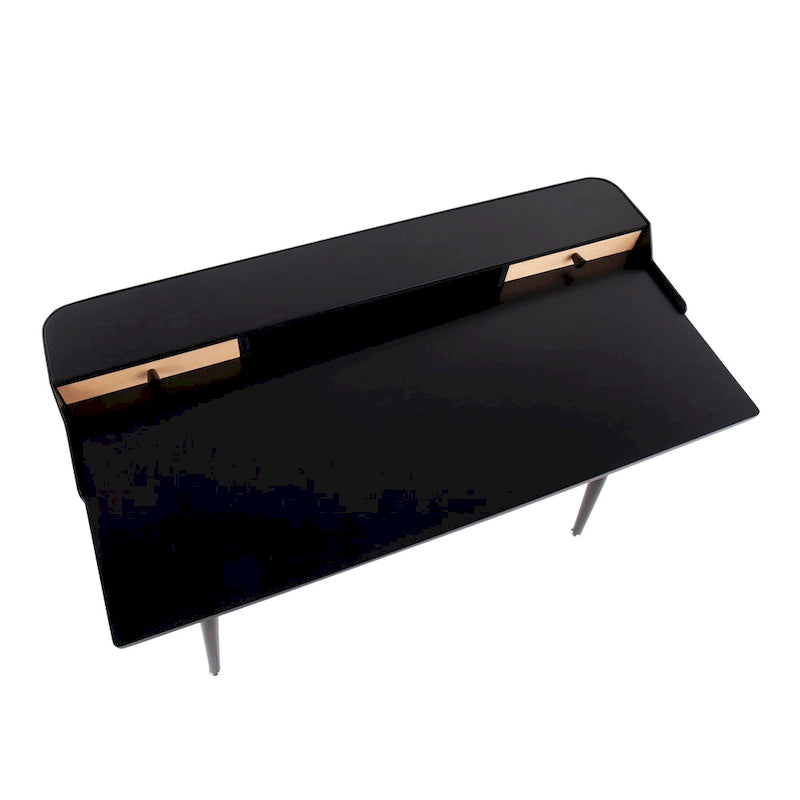 Bureau de style médiéval moderne en métal et bois