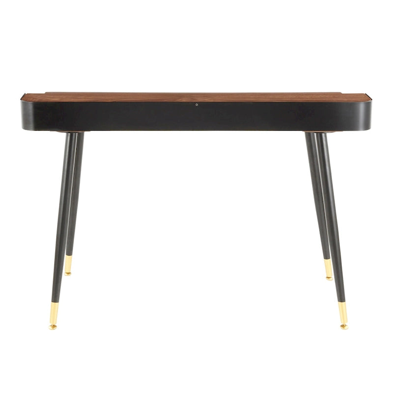 Bureau de style médiéval moderne en métal et bois