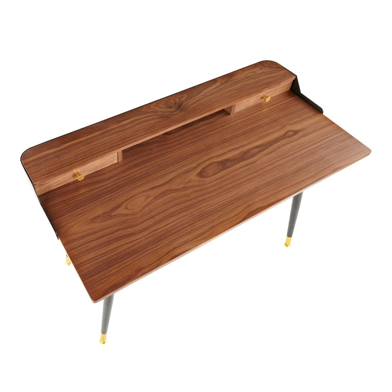 Bureau de style médiéval moderne en métal et bois