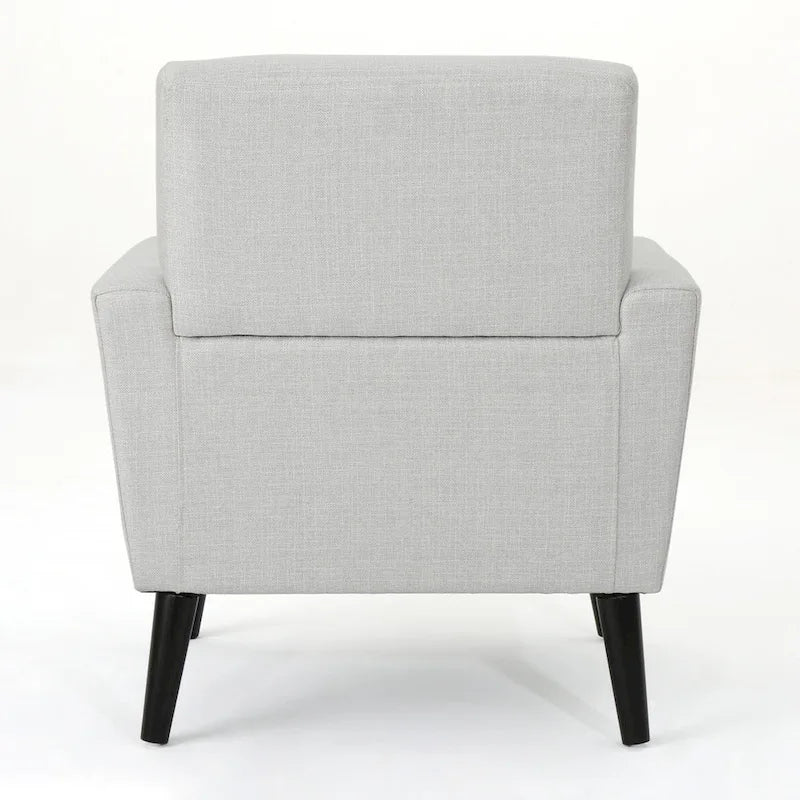 Fauteuil club en tissu de style Mid-Century