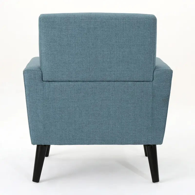 Fauteuil club en tissu de style Mid-Century