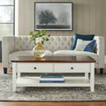 Table basse — 46 cm H x 121 cm L x 60 cm P