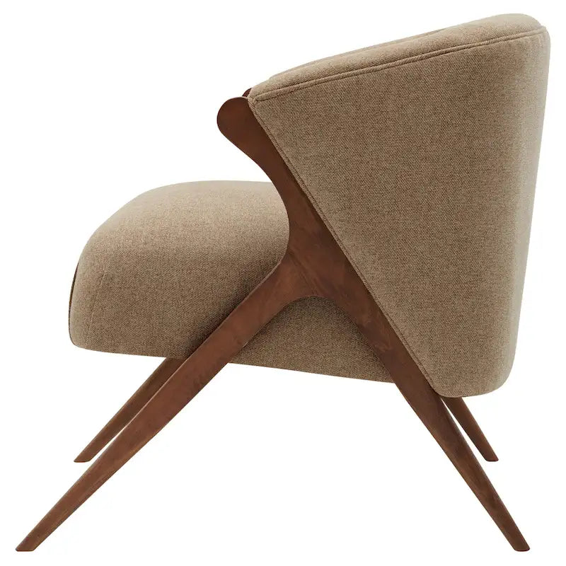 Fauteuil d'appoint bas du milieu du siècle