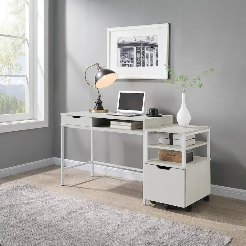 40 Bureau avec tiroir et étagère