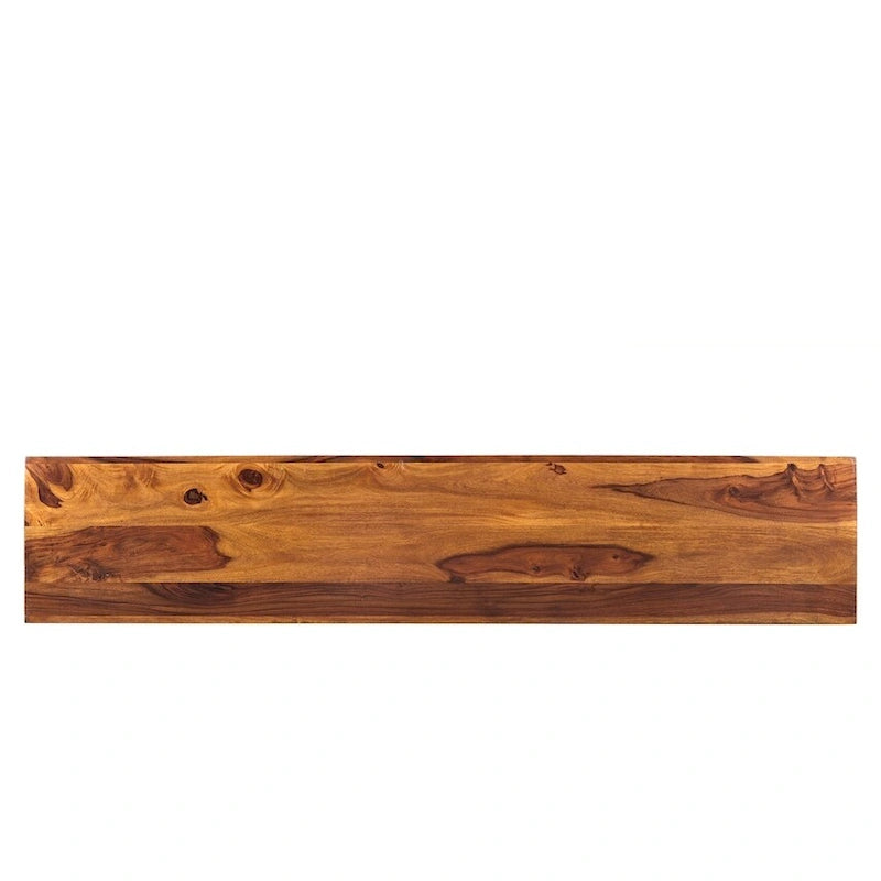 Banc artisanal en bois de Sesham massif