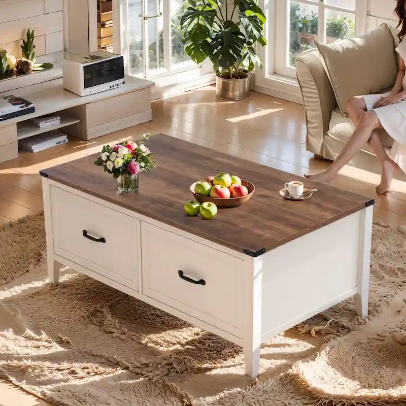 Table basse de style rustique
