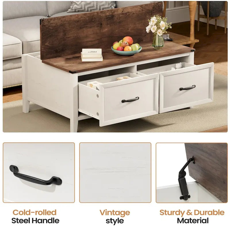 Table basse de style rustique