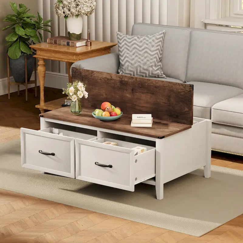 Table basse de style rustique