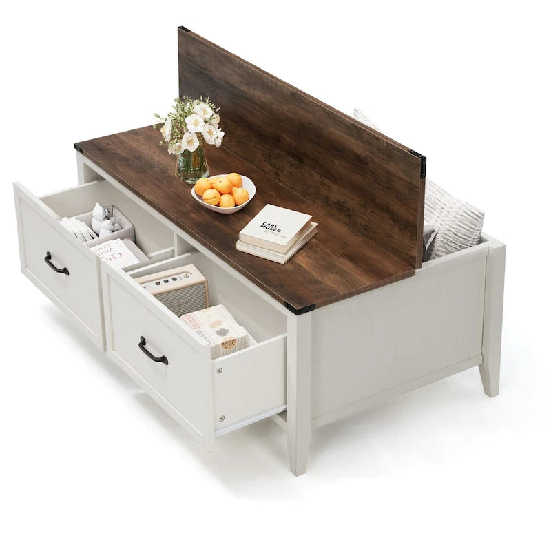Table basse de style rustique