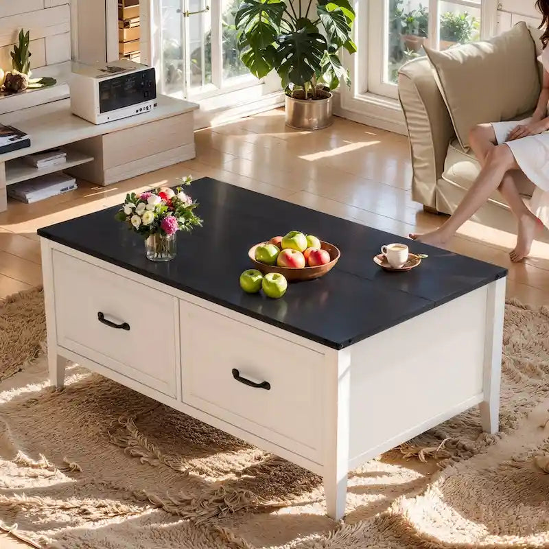 Table basse de style rustique