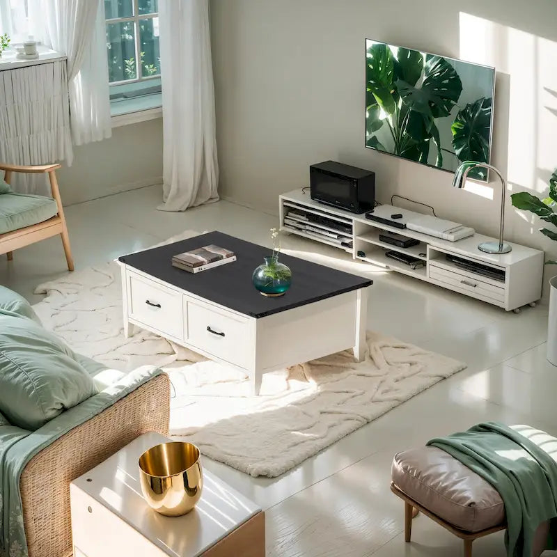 Table basse de style rustique