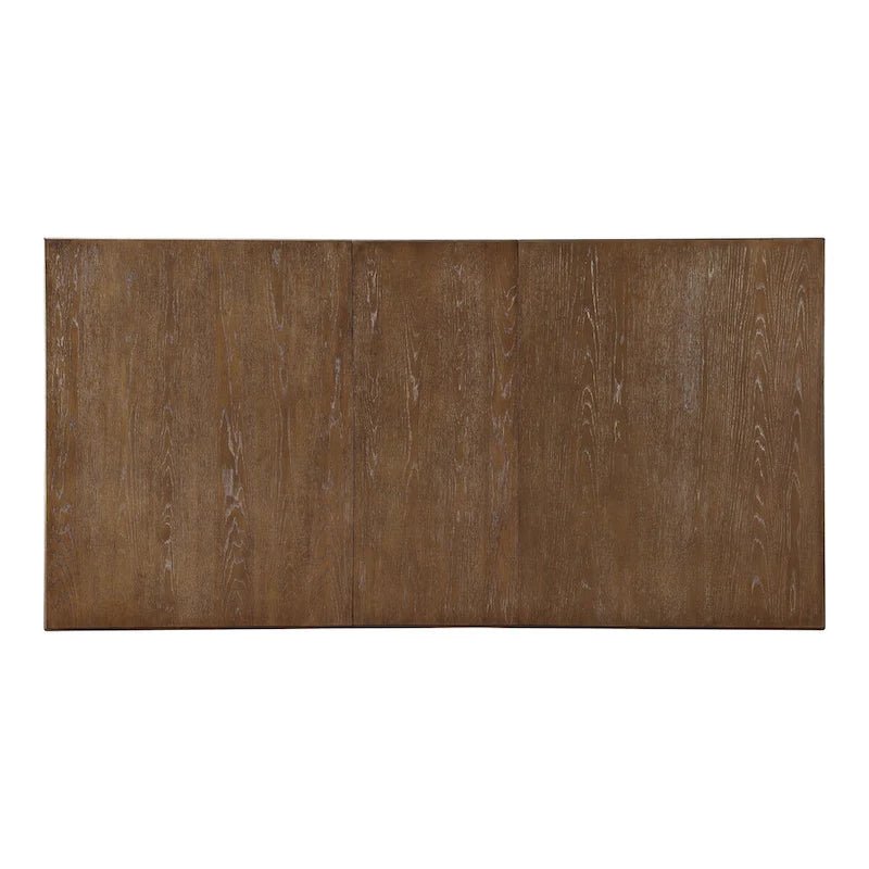 Table à manger extensible marron de 84 pouces