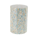 Table d'appoint Tambour avec Incrustation Artisanale de Nacre