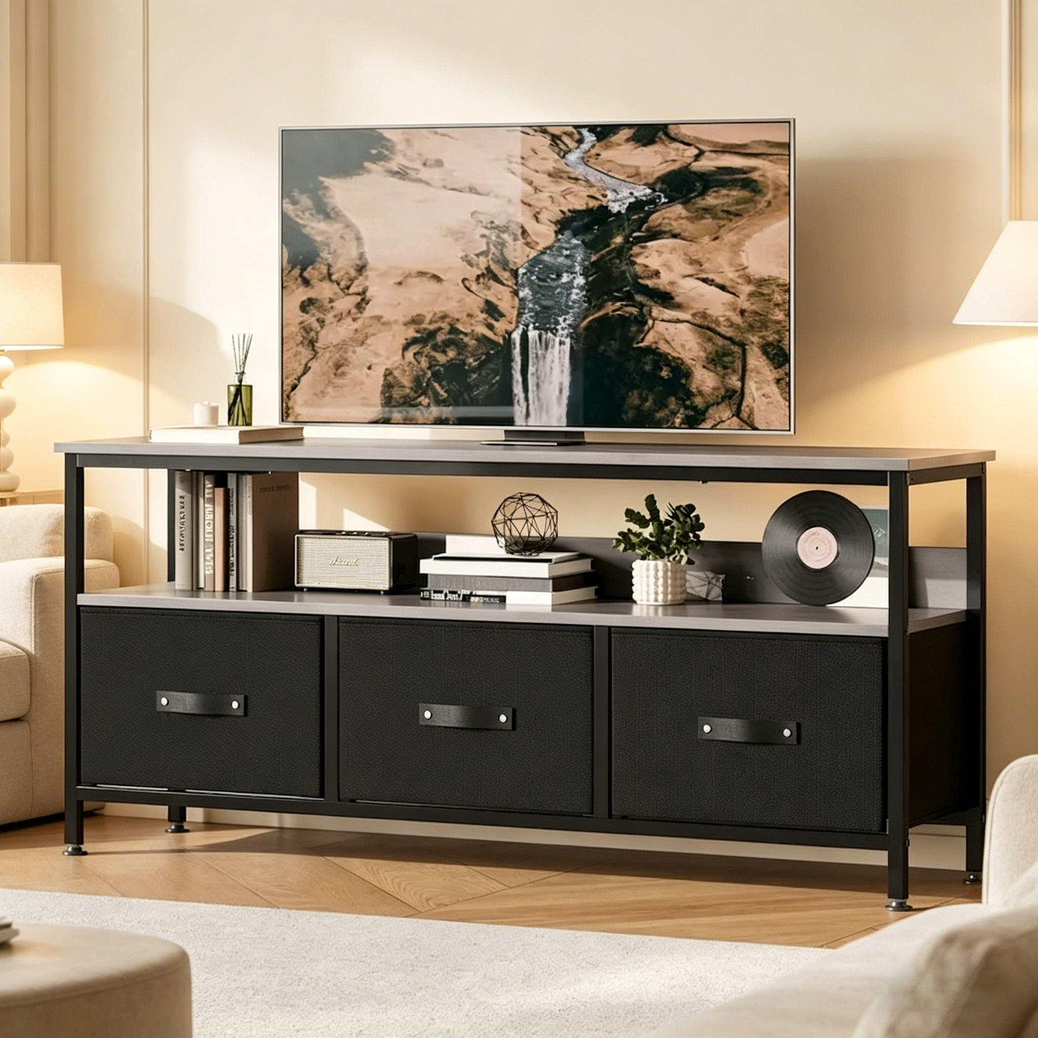 Meuble TV commode de 55 pouces - 55 pouces