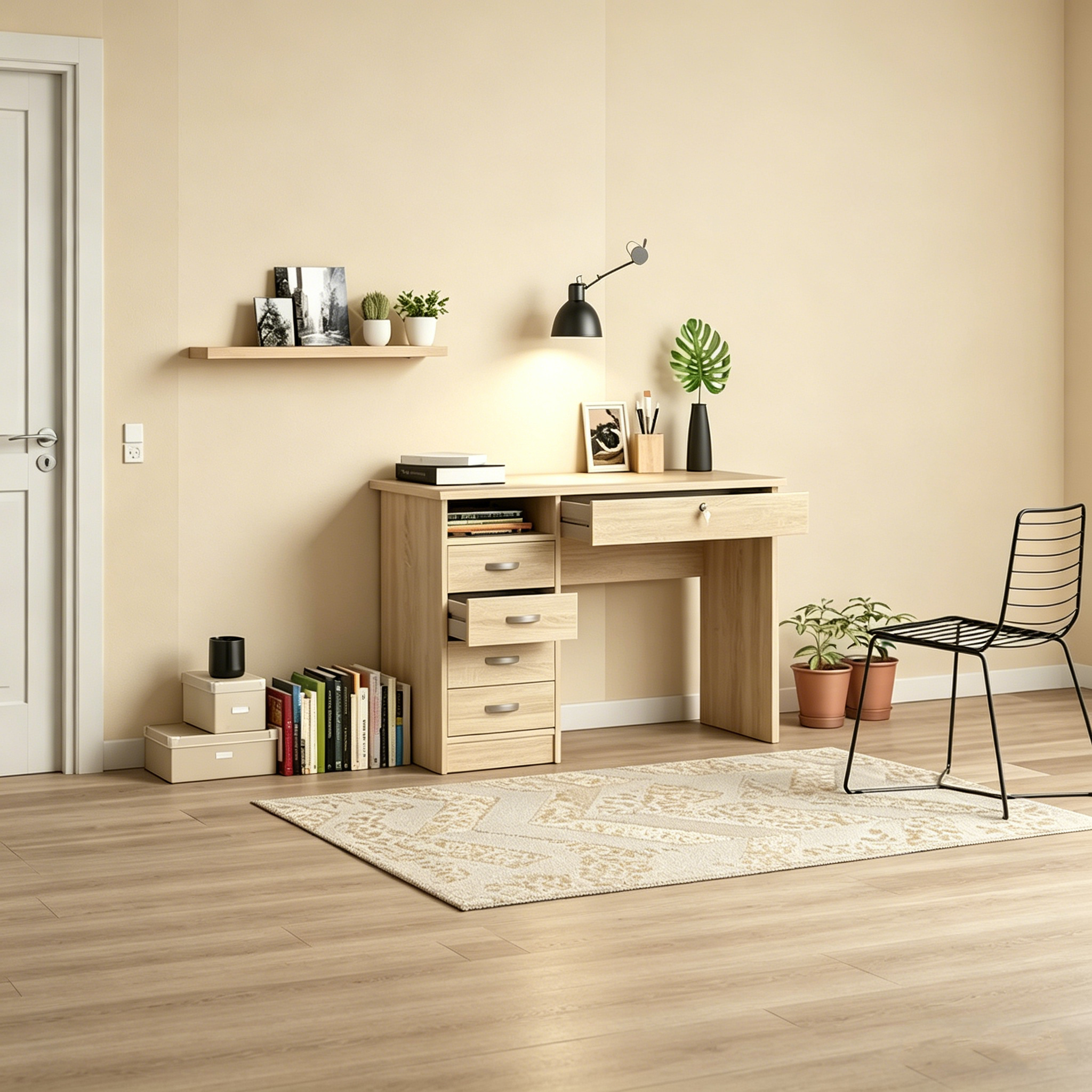 Bureau 5 tiroirs